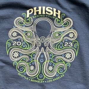 Phish Fall Tour 2023 Graphic Hoodie Concert Merch Large seattle berkeley LA zip